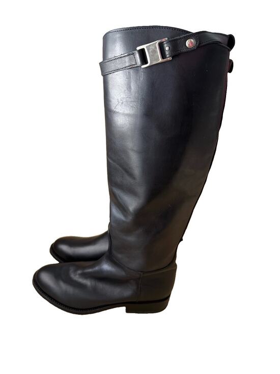 Tony Mora Shoes - Tony Mora NIB Black Leather Tall Riding Boots Equestrian Size 7 Made in Spain